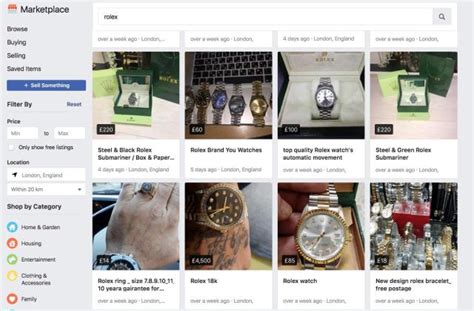 rolex facebook official page|facebook marketplace rolex.